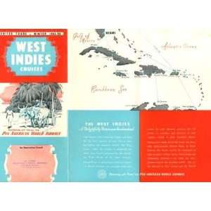  West Indies Cruises by Pan American World Airways 1954 