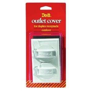  Do it Weatherproof Electrical Cover, WHT OUTDOOR OUTLET COVER 