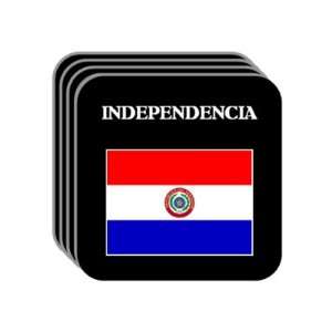 Paraguay   INDEPENDENCIA Set of 4 Mini Mousepad Coasters