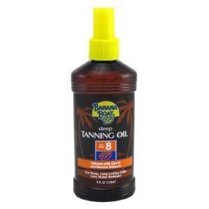 Banana Boat Protective Tanning Oil Spray SPF 8 Sunscreen, 8 oz (PACK 