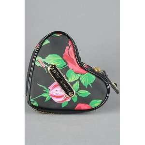 Betsey Johnson The Mixed Floral Heart Coin Purse