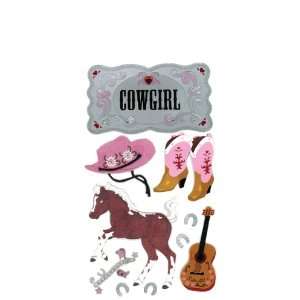  Jolees Boutique Cowgirl Stickers Arts, Crafts & Sewing