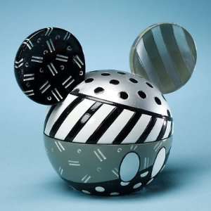  Romero Britto Disney Mickey Ears Cvd Box Black & White 