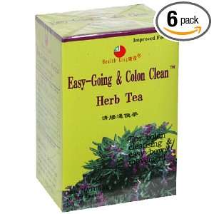  Health King Easy Going & ColonClean Herb Tea, Teabags, 20 