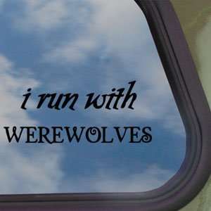   Werewolves Black Decal Twilight Edward Cullen Sticker