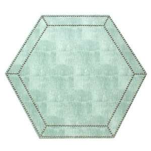  Grey snakeskin hexagonal placemat