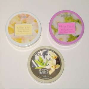  Delon Body Butter Floral Scents (3 Pack) 