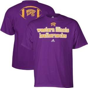   Western Illinois Leathernecks Backfield T Shirt   Purple Sports