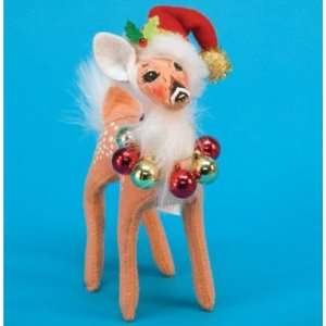  Annalee Fawn With Ornament Wreath