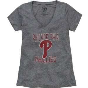 Philadelphia Phillies Womens Heathered Grey 47 Brand Confetti T 