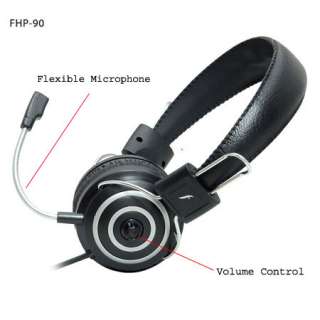 Frisby Bass Stereo Computer PC Laptop Headphone Headset  