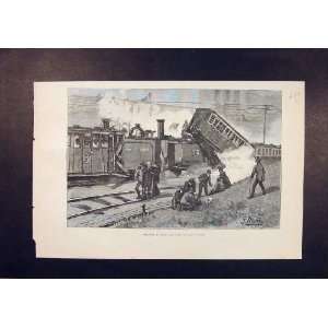  Railway Accident EarlS Court Station London 1885