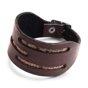   Snake Skin Design   Length  9.0 ,Width40mm   Color  Brown Jewelry