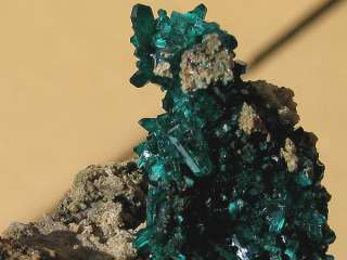 Dioptase, Sanda Mine, Congo  