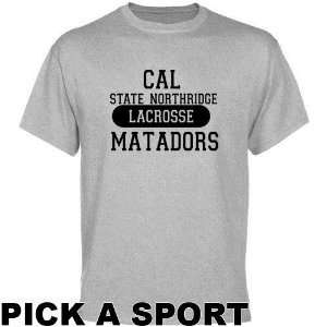  Cal State Northridge Matadors Ash Custom Sport T shirt 