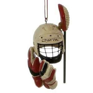  Lacrosse Equipment Christmas Ornament