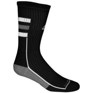 adidas Team Speed Crew Sock   Mens   Black/Aluminum/White/Electricity