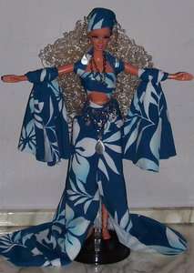 OOAK Blue and White Gypsy Fantasy Custom Artist Barbie Doll  