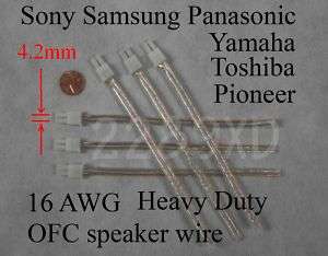 sony Samsung HT speaker connectors 4,2mm 4.2mm 16AWG  