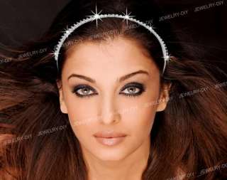 Bridal 3 Row Crystal Rhinestones Tiara Hair Headband HOT  