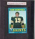 1971 TOPPS TOM DEMPSEY CARD SAINTS  