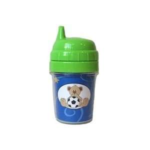  Soccer Bear Baby Sippy Cup   blue Baby