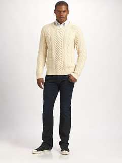 Gant Rugger   Classic Cable Knit Sweater    
