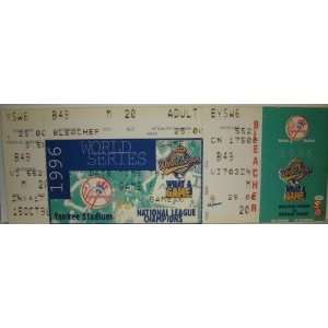  Don Zimmer SIGNED Mega Ticket HUGE 1996 Yankees W.S 