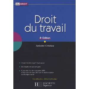  Droit du travail (French Edition) (9782011458520) Antoine 