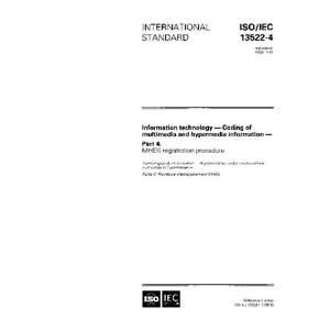   Part 4 MHEG registration procedure ISO/IEC JTC 1/SC 29/WG 12 Books