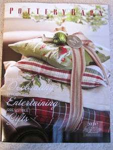 POTTERY BARN PB CATALOG CHRISTMAS Holidays Issue 2011 BRAND NEW 