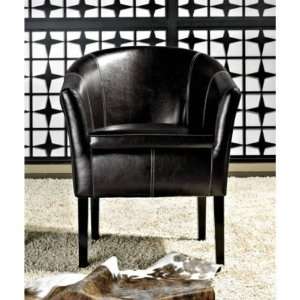   S168 CH ES Trianna Bonded Leather Club Chair in Espresso LI S168 CH ES