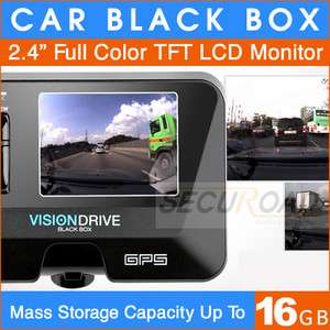 Car black box VisionDrive VD3000 geocross vehicle mobile DVR LCD 