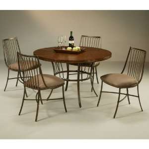   pc. Copperstone Top Dining Table Set 