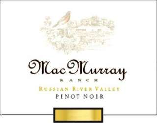 MacMurray Ranch Russian River Pinot Noir 2001 