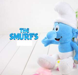 NEW The Smurf Plush Stuffed Soft Record Sound Vocal Doll Papa 8 Toy 