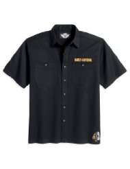 Harley Davidson® Short Sleeve Woven Shirt LIMITED EDITION. Embroidery 