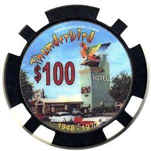  $100 Thunderbird Hotel Fantasy Chip