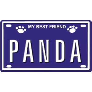  PANDA Dog Name Plate for Dog House. Over 400 Names 