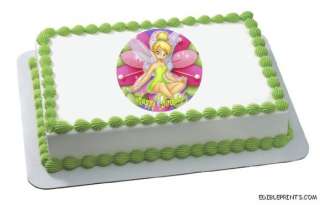 Tinkerbell Edible Image Icing Cake Topper  