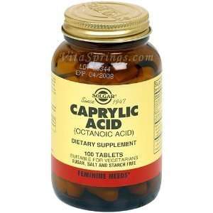  Caprylic Acid 100 Tabs 2 Pack