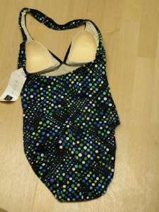 BODY ID black Swimsuit 1 piece Bathing Suit NWT $72  