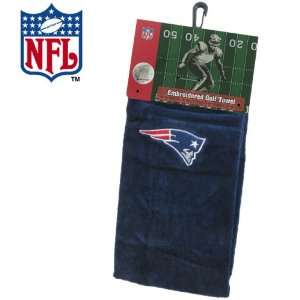 McArthur Sports Embroidered Tri Fold Towel New England Patriots