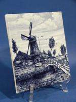 d088 Windmill on Delft Blue Tile NKI  