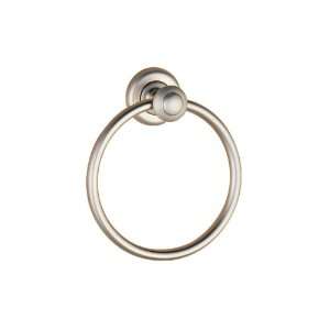   Faucet Innovations Towel Ring, Pearl Nickel/Polished Brass #73046 NP