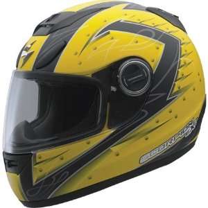  Scorpion EXO 700 Rivet Full Face Helmet Medium  Yellow 