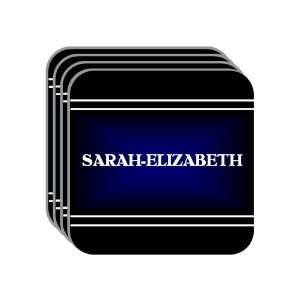 Personal Name Gift   SARAH ELIZABETH Set of 4 Mini Mousepad Coasters 