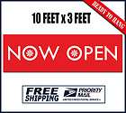   Sign   10 feet x 3 ft   Heavy Duty Outdoor Vinyl NEW STORE SIGNS