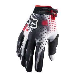  Fox Racing Black/Red 360 Riot Gloves