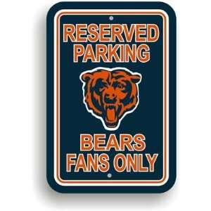  Chicago Bears NFL Reserved Parking Sign
